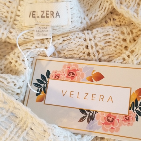 Velzera  Fringed Color Block Sweater - Picture 5 of 7